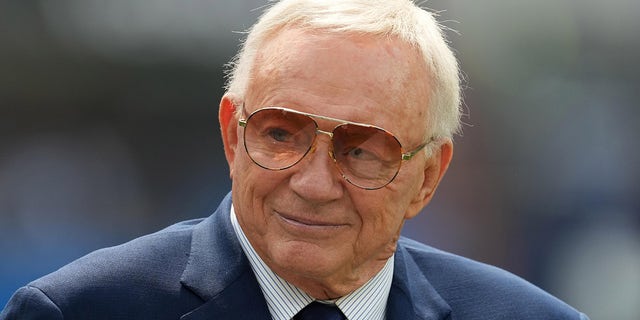 Dallas Cowboys owner Jerry Jones before a game against the Los Angeles Chargers at SoFi Stadium.