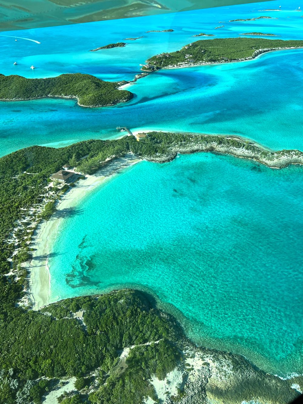 view from the airplane in the bahamas.heic