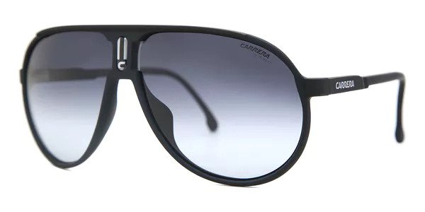 black pilot sunglasses with gradient tint lenses