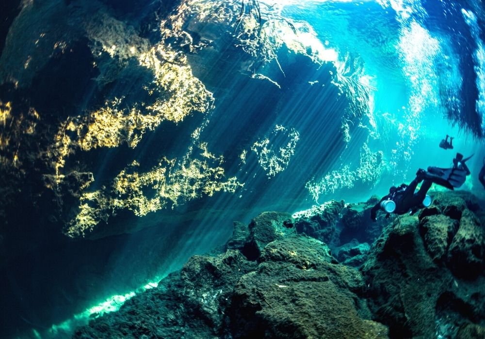 Angelita Cenote in Mexico