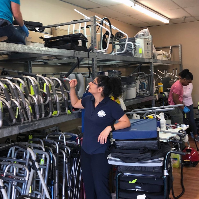 A group of local physical therapists volunteer