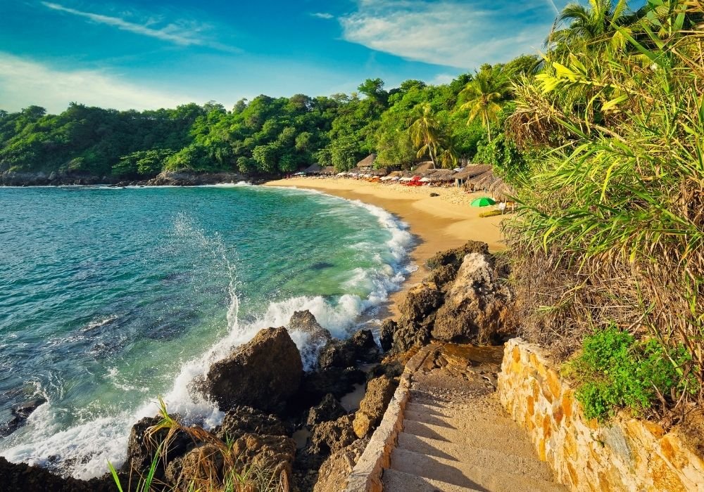 Carrizalillo beach in oaxaca