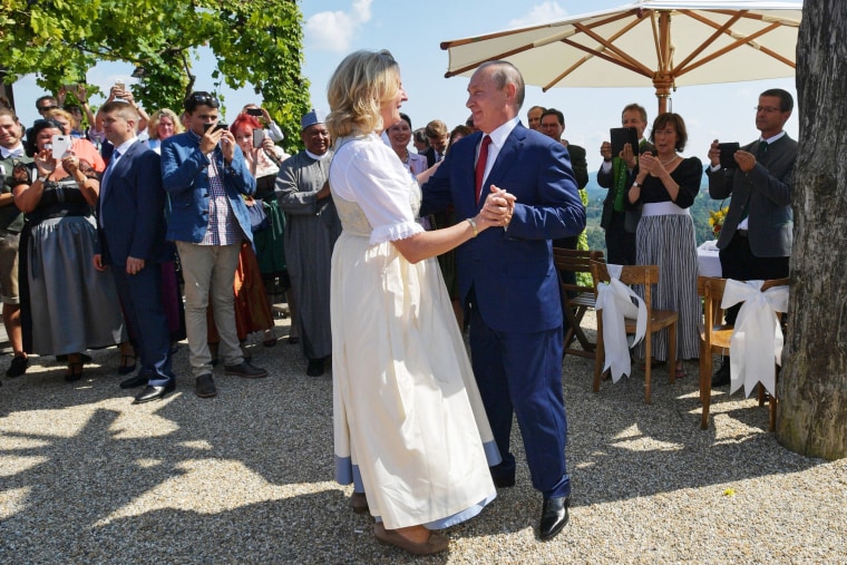 AUSTRIA-RUSSIA-POLITICS-DIPLOMACY-WEDDING