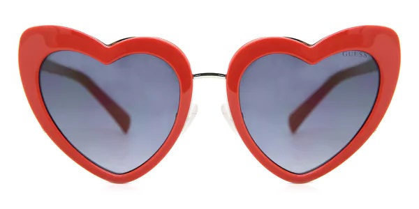 Guess heart shaped sunglasses