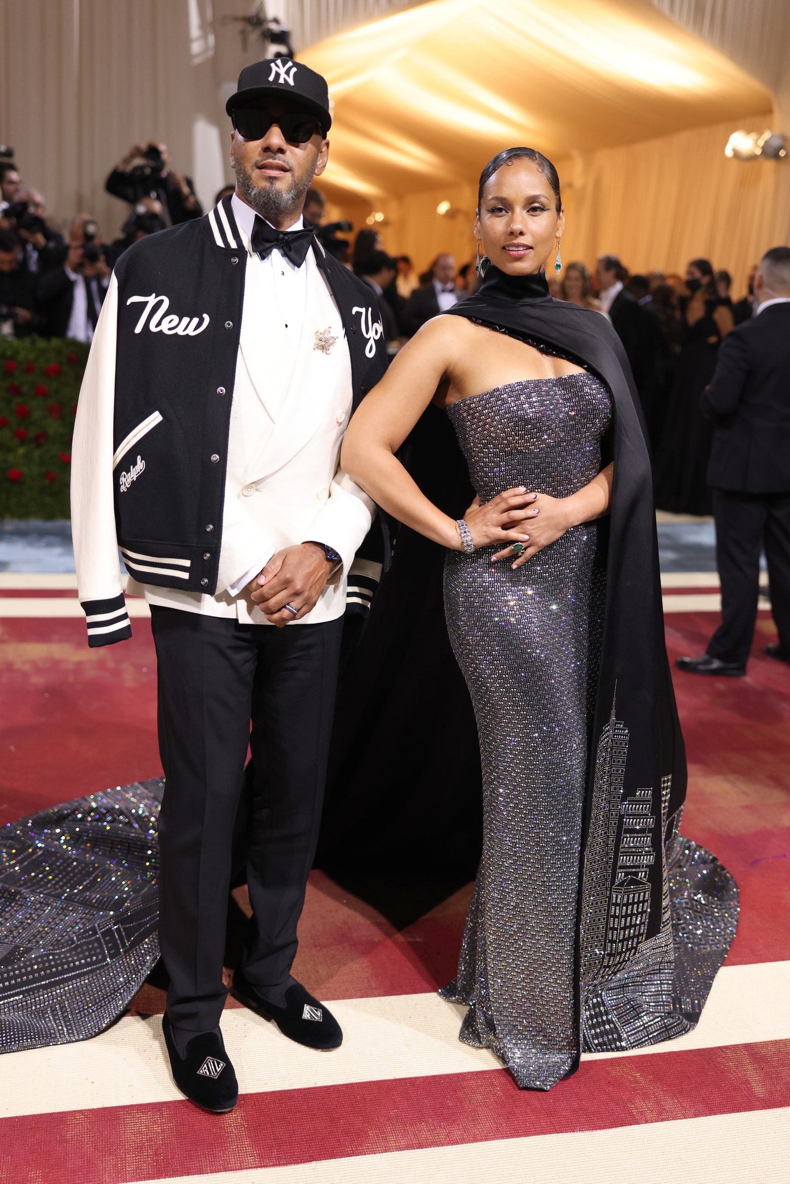 Swizz Beatz and Alicia Keys at the 2022 Met Gala