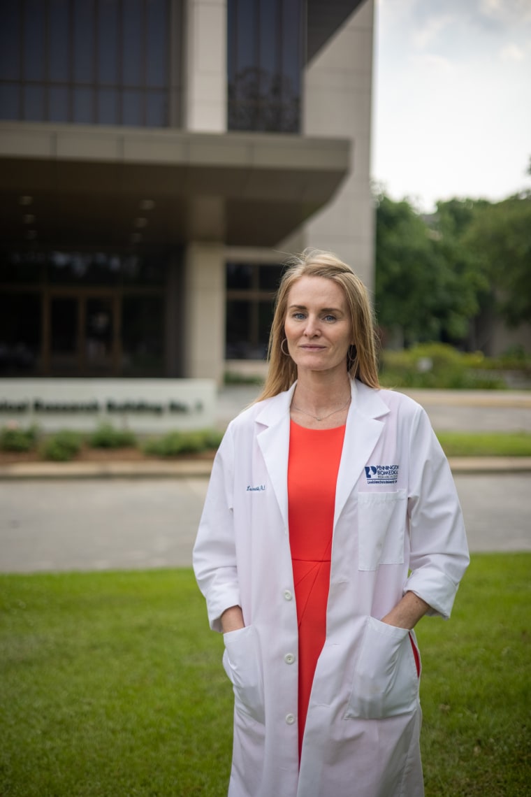 Director of the maternal and infant research lab at Pennington Biomedical Research Center Doctor Leanne Redman on May 12, 2022.