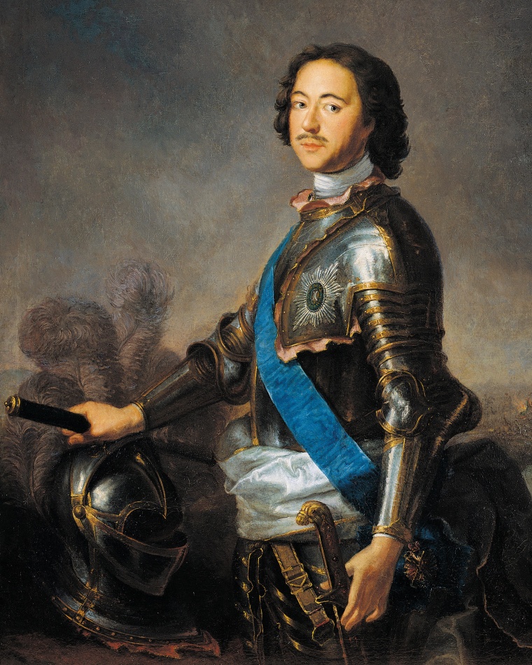 Tsar Peter I, by Anonymous, 18th Century, 1717, oil on canvas, cm 136 x 110