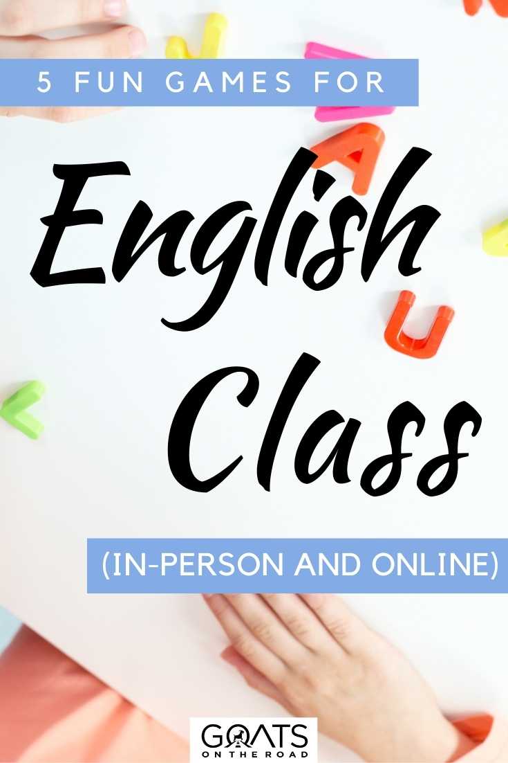 “5 Fun Games For English Class (In-Person and Online)