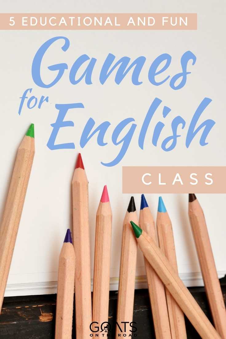 “5 Educational and Fun Games For English Class