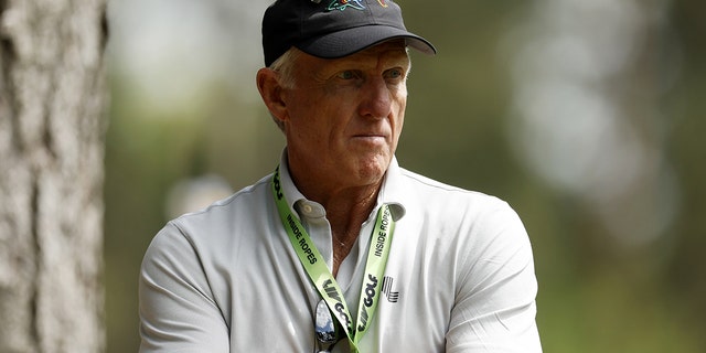 LIV Golf chief Greg Norman during the LIV Golf Invitational Series at the Centurion Club, Hertfordshire, June 10, 2022. 