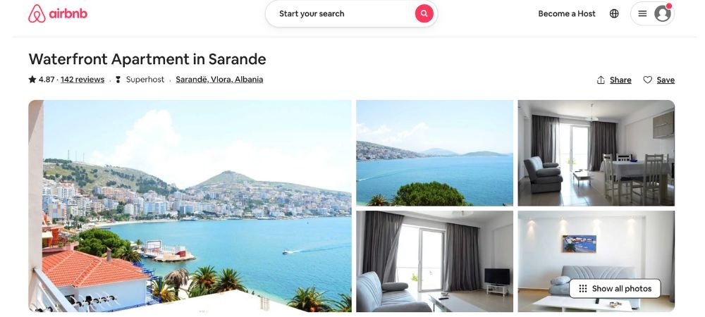 Best Airbnbs in Saranda