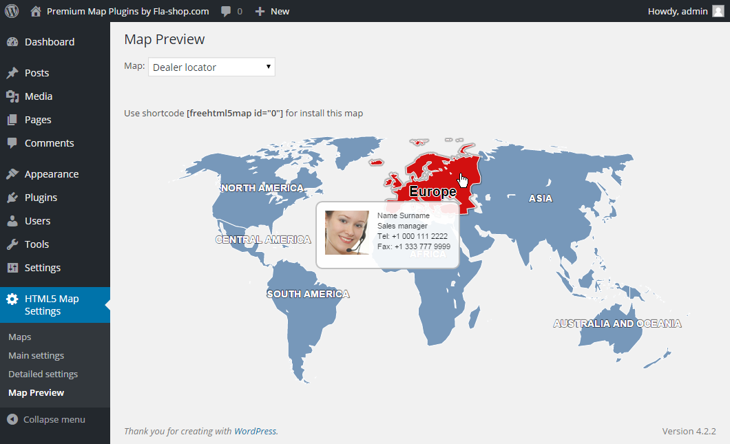 Best Free WordPress Plugins For Travel Blogs HTML 5 Maps