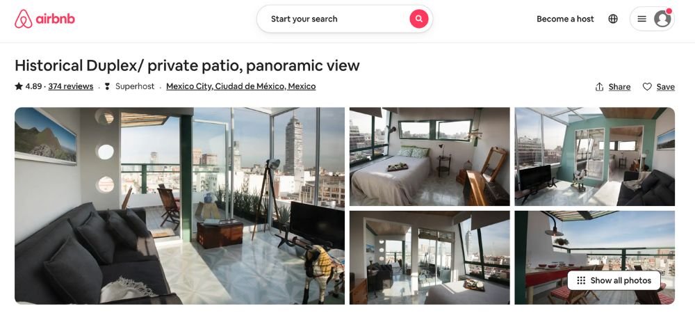 Airbnbs in Mexico City