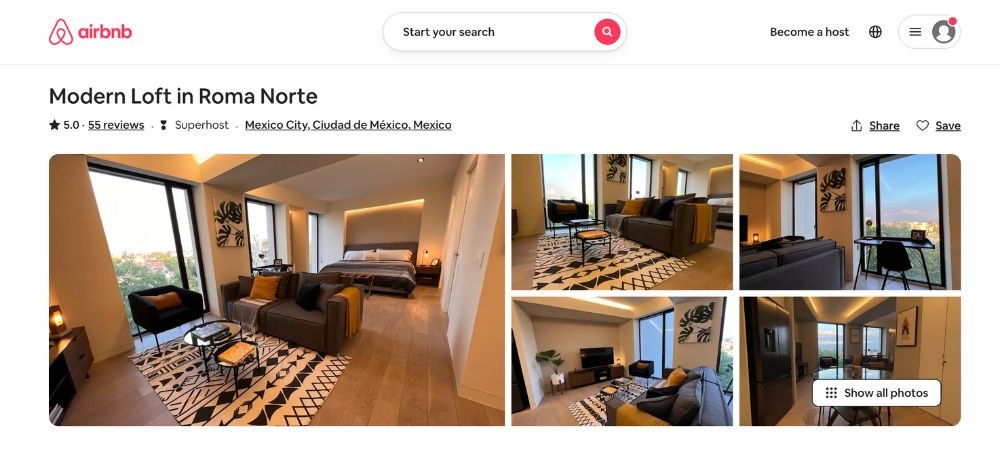 airbnbs in Mexico City