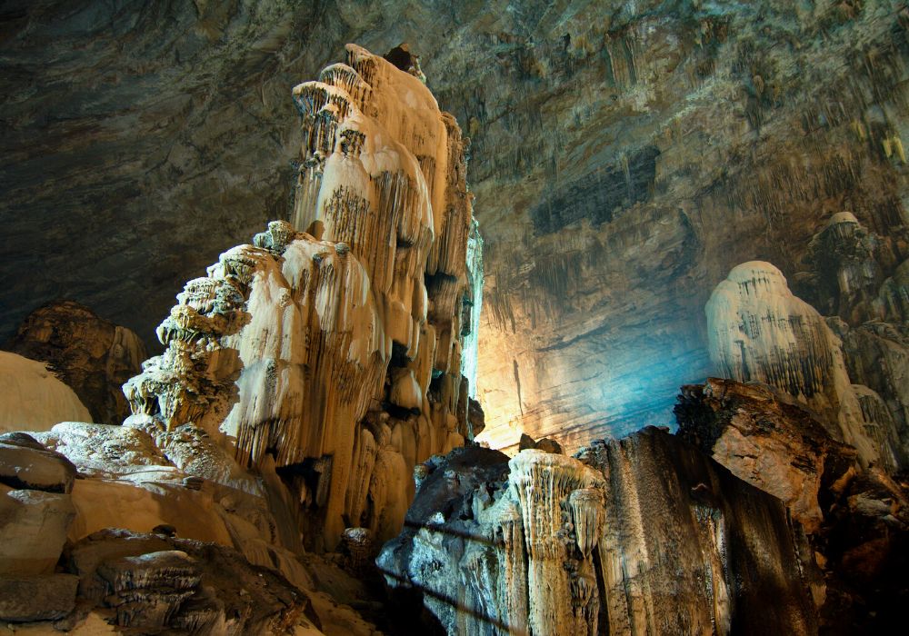 The majestic Grutas de Cacahuamilpa National Park is one of the largest cave systems in the world.