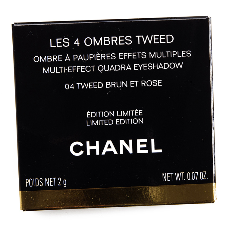 Chanel Tweed Brun et Rose (04) Les 4 Ombres Tweed Multi-Effect Eyeshadow Quad
