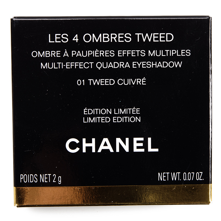 Chanel Tweed Cuivre (01) Les 4 Ombres Tweed Multi-Effect Eyeshadow Quad