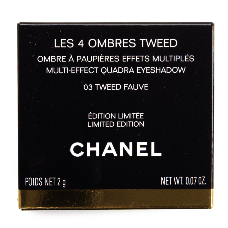 Chanel Tweed Fauve (03) Les 4 Ombres Tweed Multi-Effect Eyeshadow Quad