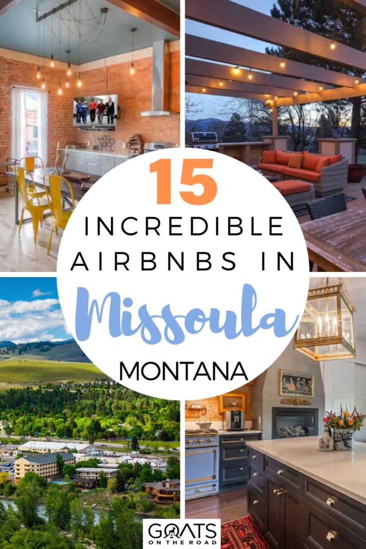 Heading to Montana and want to explore the great neighborhoods around Missoula? Here is a list of 15 incredible Airbnbs in Missoula, Montana! From a unique apartment that gives visitors a taste of the new, modern architecture to a conveniently located townhouse, these are the best Airbnb options in Missoula right now. With this list, you’ll be sure to find the most amazing stay in the area! | #holiday #missoula #montana