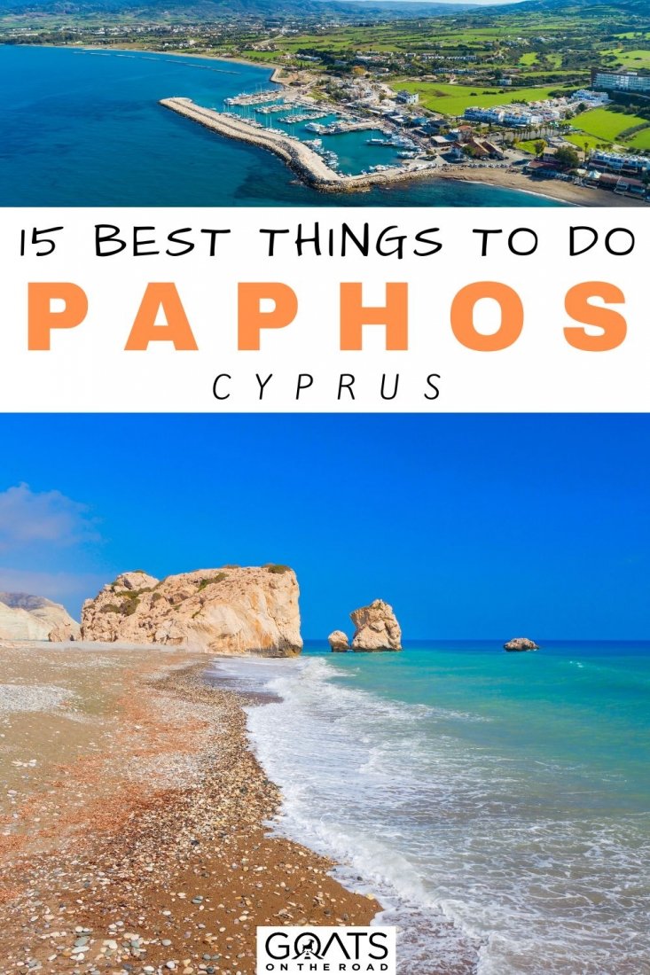 Are you looking for the top activities in Paphos, Cyprus? For any length of stay, here is a thorough list of the 15 best things to do in Paphos! Discover all of Paphos' great attractions! From Paphos, explore the Mediterranean Sea, history, and mythology. Learn how to spend your time in Paphos! | #travel #cyprus #pahos