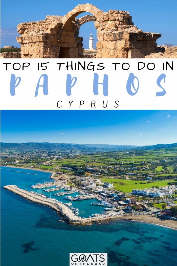 Wondering for the best things to do in Paphos, Cyprus? This is a comprehensive list of the top things to do in Paphos for any length of stay! Explore all of the awesome things to do in Paphos! Explore history, mythology, archaeological sites, UNESCO sites, and the Mediterranean sea from Paphos. Learn how to spend your stay while in Paphos, Cyprus! | #wanderlust #unesco #cypruslife