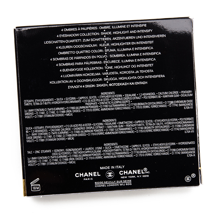 Chanel Intensite (58) Les 4 Ombres Multi-Effect Quadra Eyeshadow