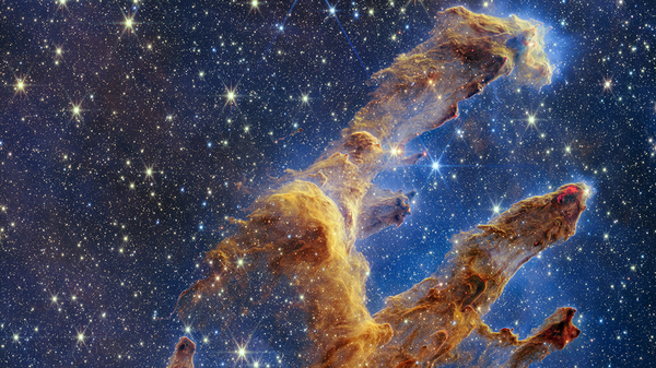 The Pillars of Creation as captured by NASA