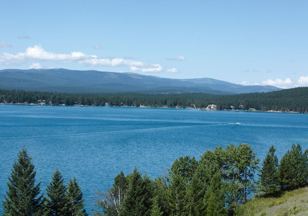 The stunning Dickey Lake in Montana.