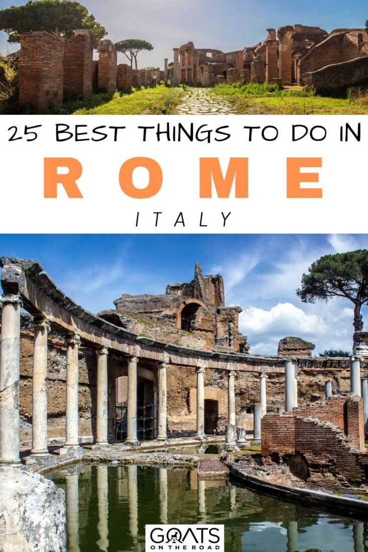 A must-see attractions in Rome, Italy.