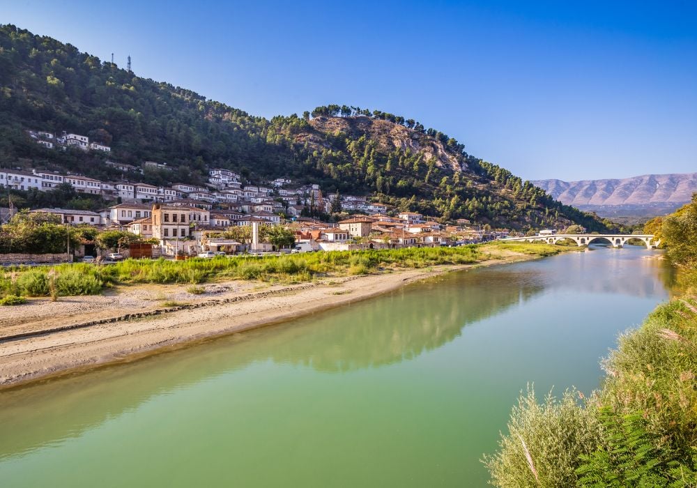 The Osum River during summertime