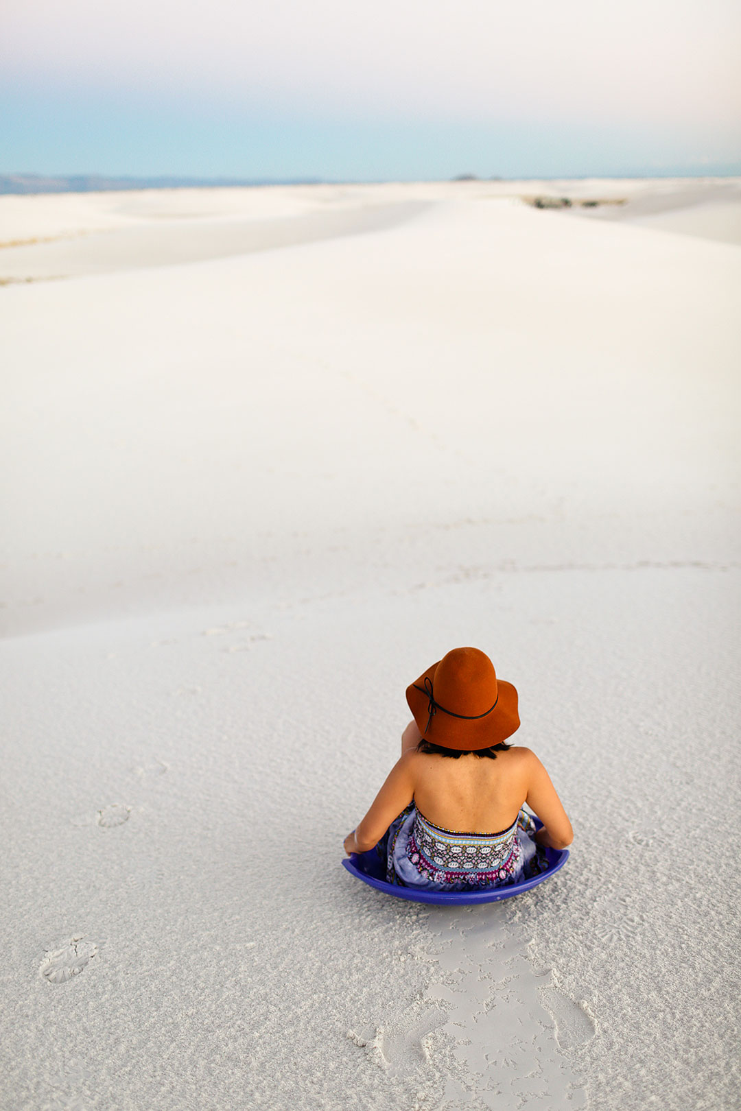 White Sands Sledding