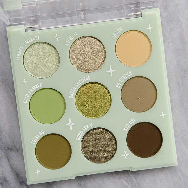 ColourPop Fresh Greens 9-Pan Pressed Powder Palette