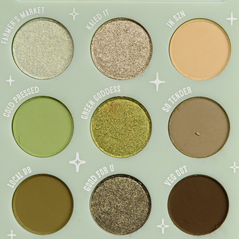 ColourPop Fresh Greens 9-Pan Pressed Powder Palette