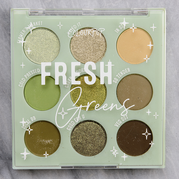 ColourPop Fresh Greens 9-Pan Pressed Powder Palette