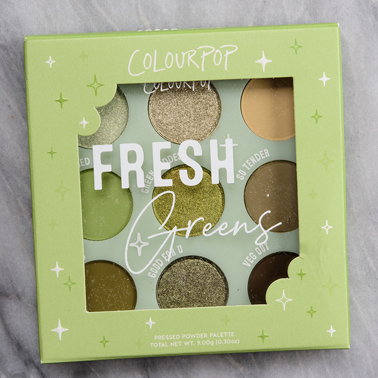 ColourPop Fresh Greens 9-Pan Pressed Powder Palette