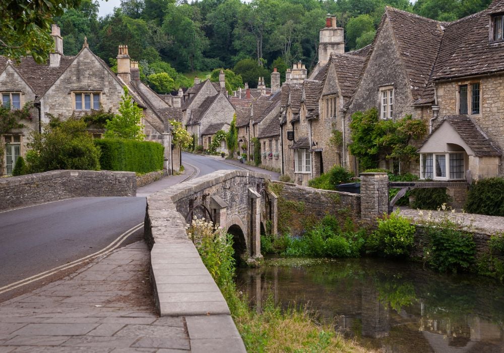 Castle Combe in Cotswolds