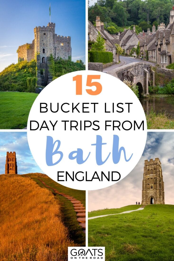 Get ready to explore some of England's most incredible destinations! Our list of the 15 best bucket list day trips from Bath, England includes everything from picturesque villages to towering cliffs! So pack your bags, bring your camera, and get ready to make some unforgettable memories! | #BucketListAdventures #DayTripIdeas #UKTravel