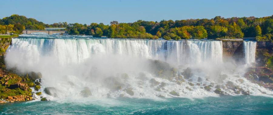 A view of Niagara Falls NY