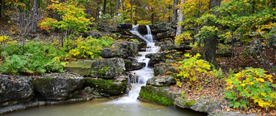 waterfall in Branson, MO