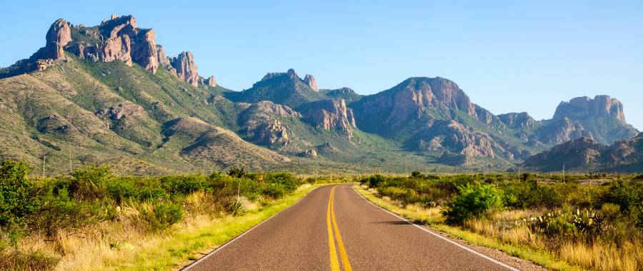 road trip in Big Bend National Park