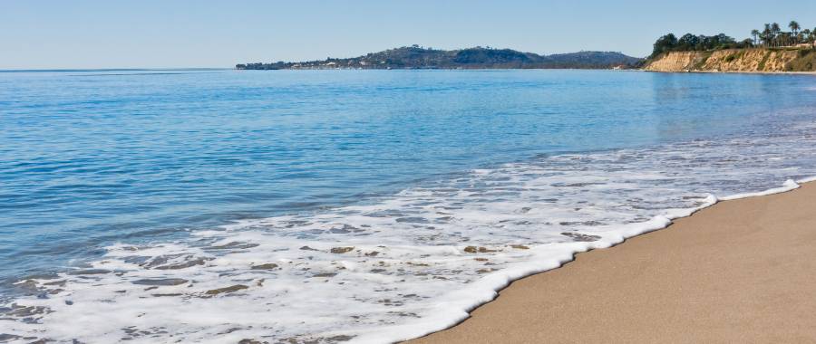 Santa Barbara Beach in California