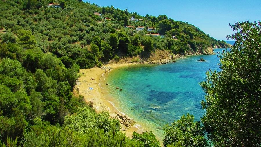 Diamandi Beach, Skiathos is another one of the nicest beaches in Greece.