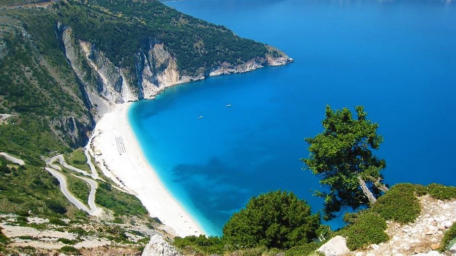Myrtos Beach is easily one of the best beaches in Greece