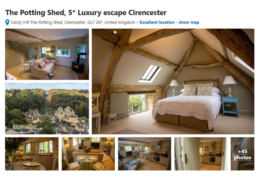 The Potting Shed Luxury Escape at Cirencester