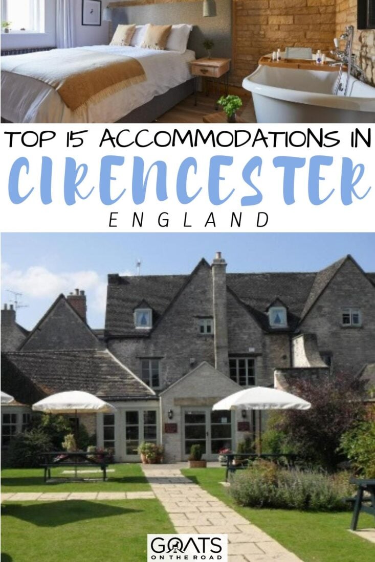 Experience the best of Cirencester with our guide to the top 15 accommodations in Cirencester! From charming cottages to luxurious hotels, we've got you covered. Get ready for a cozy stay, stunning views, and unforgettable memories. Don't miss out on the best places to rest your head in Cirencester! | #Accommodations #StaycationGoals #England