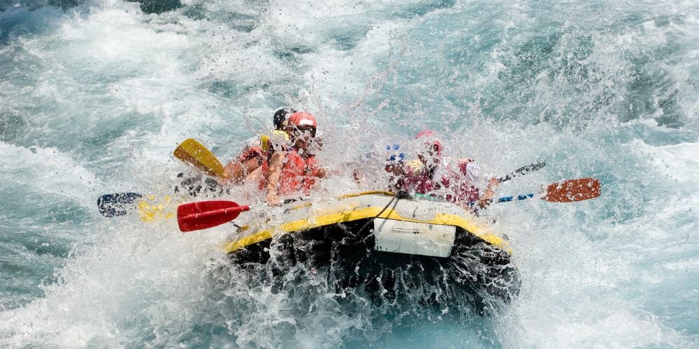 White water rafting is one of the top things to do in Chiang Mai, Thailand