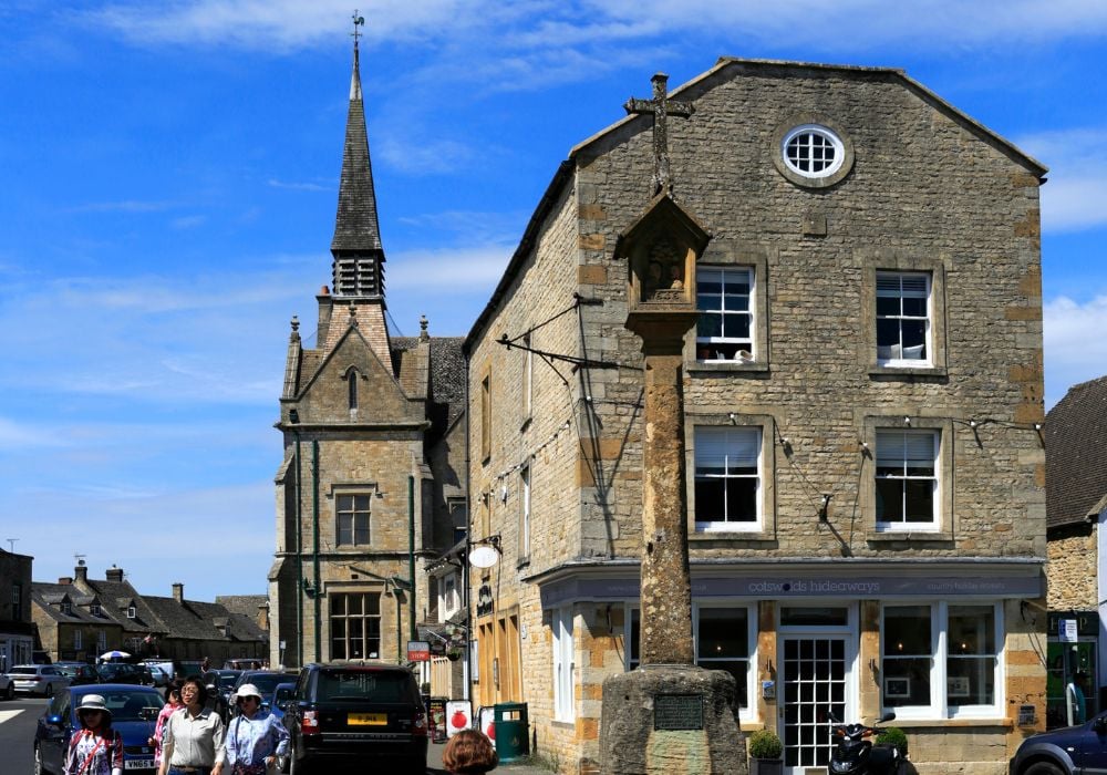 Market cross in Market Square, Stow-on-the-Wold