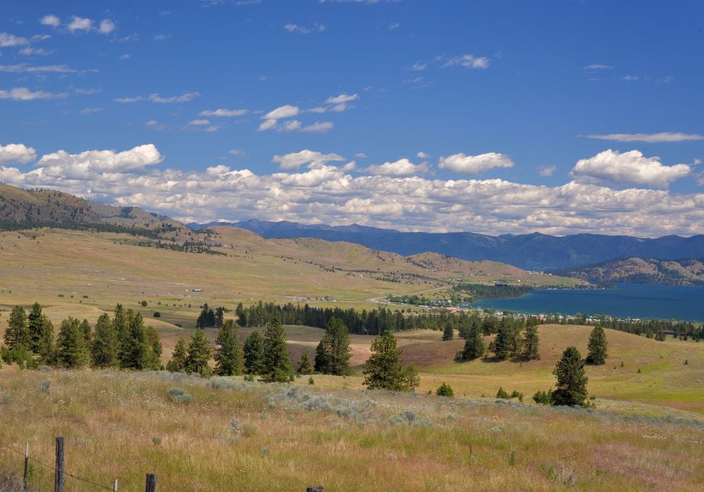 The small rural community of Elmo, Montana, sits on the edge of Flathead Lake on the Flathead Indian Reservation.