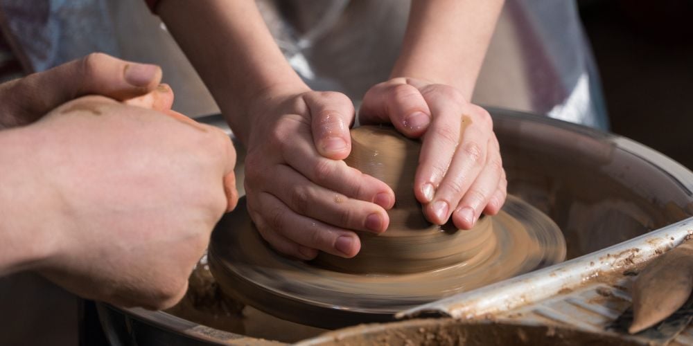 Join a pottery lesson in Whitefish, Montana