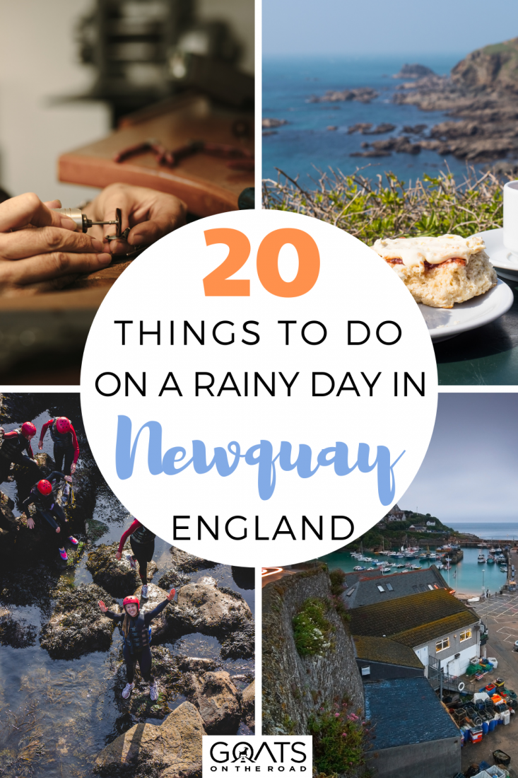 A rainy day in Newquay? Here are 20 things to do on a rainy day in Newquay! Rainy days are good days at Newquay's best museums, cinemas, and indoor attractions. What to do? Don’t worry! In this comprehensive guide, we list the things to do on a rainy day in Newquay without any regrets. | #newquay #travel #wanderlust